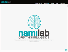 Tablet Screenshot of nami-lab.com